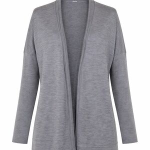 Lululemon Lotus Wrap Womens Size Large Gray Open Merino Wool Oversized